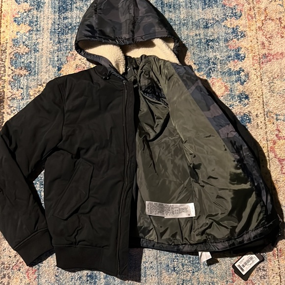 armani exchange 2 in 1 bomber jacket & vest - Picture 7 of 14